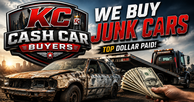 KC Cash Car Buyers — Top Dollar Paid, Free Towing, Running or Not. Call or text (816) 946-3235.