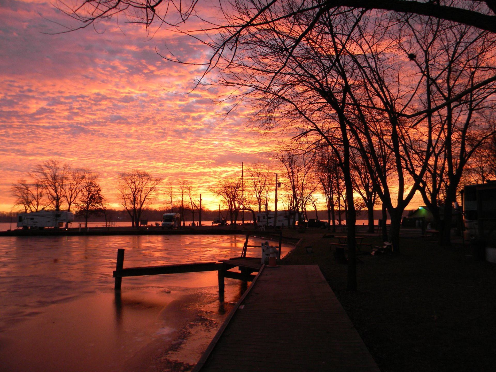 View of Bar Harbor RV Sites from Dock