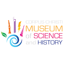 Corpus Christi Museum of Science and History logo with colorful icon and text