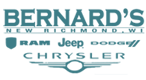 Bernard's New Richmond WI logo with Ram, Jeep, Dodge, and Chrysler logos.