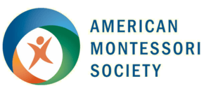 The logo for the american montessori society