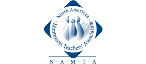 The logo for the north american montessori teachers association