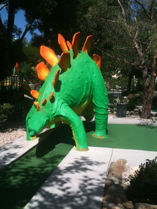 Miniature Golf — Golf Course Stegosaurus in Reno, NV