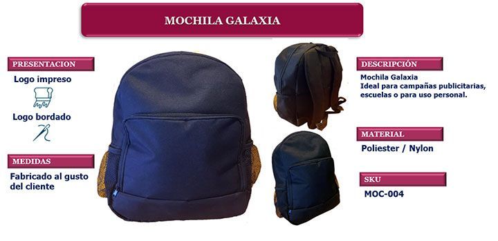 DANTE - MOCHILAS