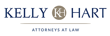 A logo for kelly k hart attorneys at law