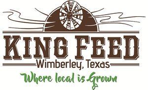 King feed wimberley texas where local is grown logo