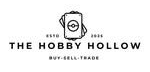 The Hobby Hollow logo with black text and a simple icon, plus the slogan &ldquo;buy-sell-trade&rdquo;