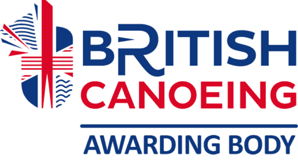 The logo for the british canoeing awarding body
