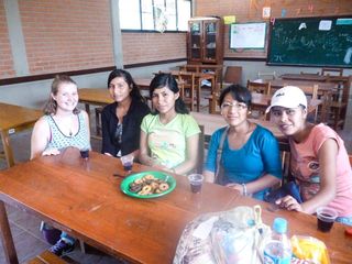 Chloe volunteering in Bolivia