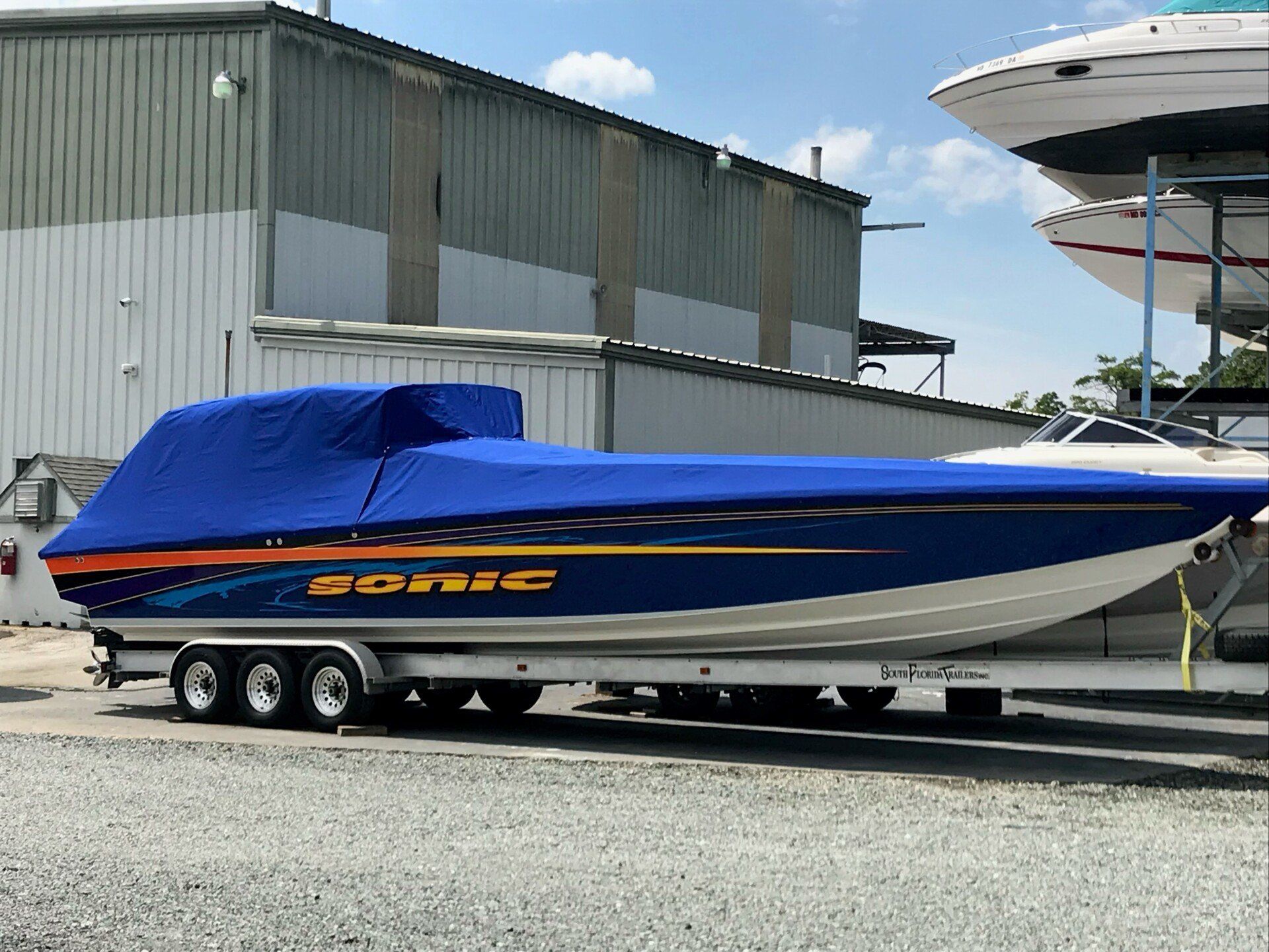 Custom boat cover | Pasadena & Cordova MD | Shoreline Awning & Trim