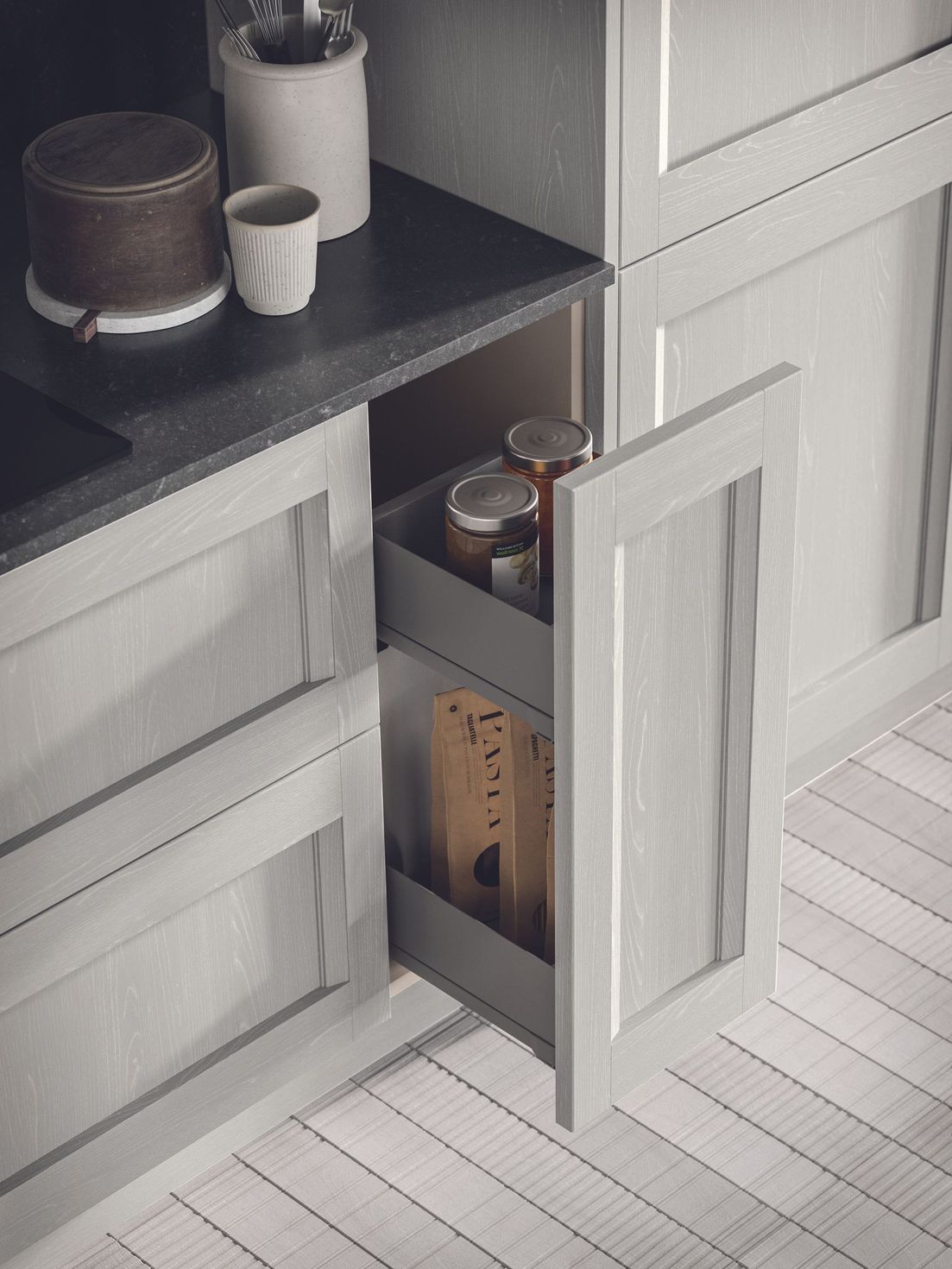 close up cucina moderna