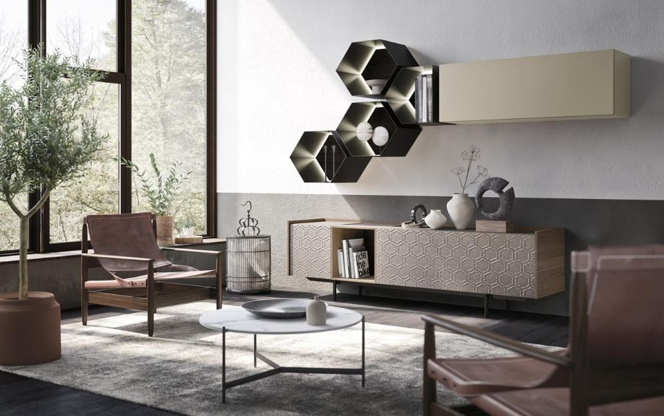 Madia moderna grigia