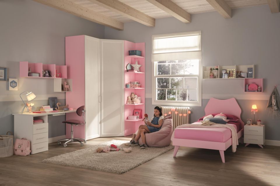 Cameretta toni rosa