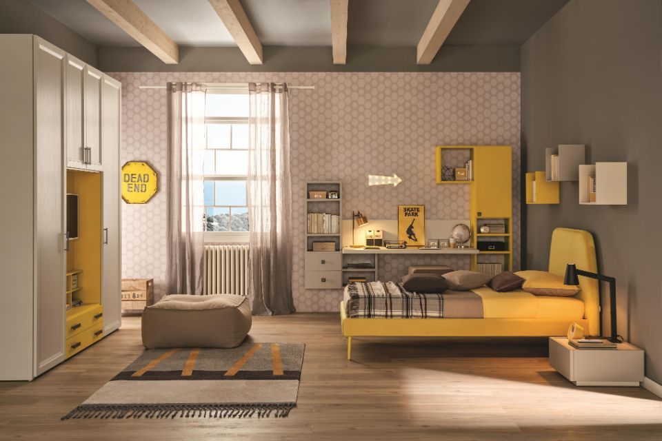 Cameretta toni gialli