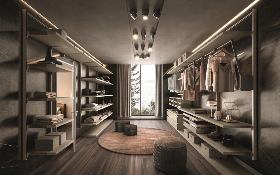 Cabina armadio doppia