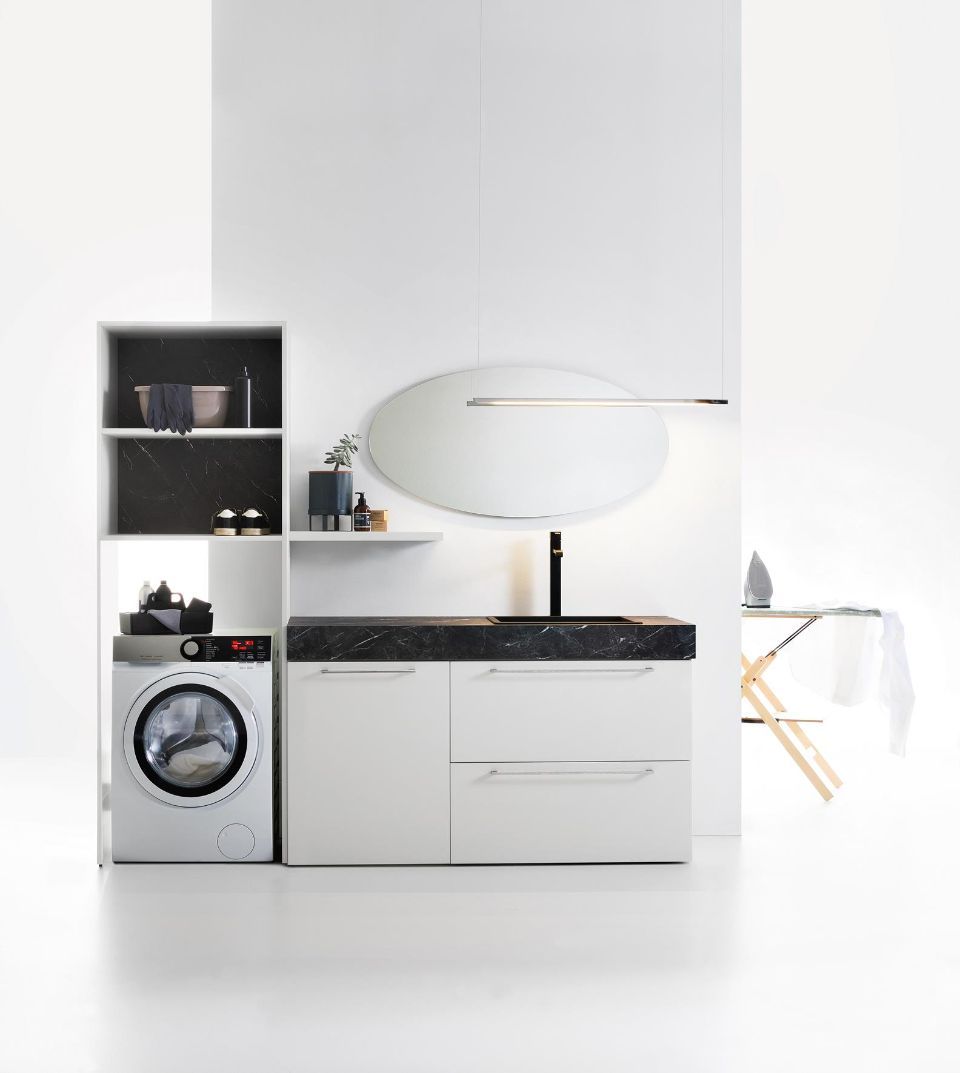 Lavanderia con lavatrice