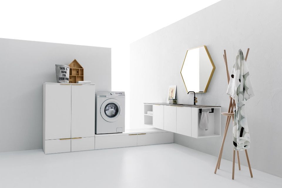 Arredo bagno per la lavanderia