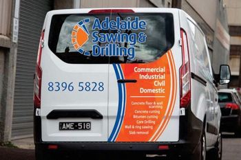 adelaide sawing and drilling van