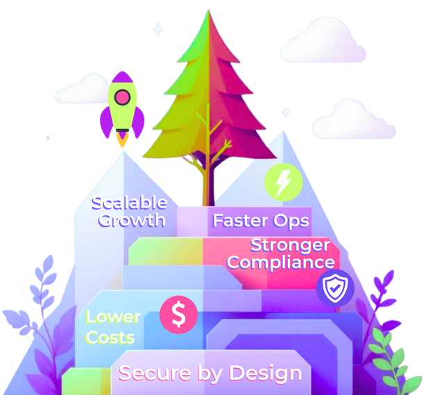 Software delivery, secure software development, secure cloud, compliance.