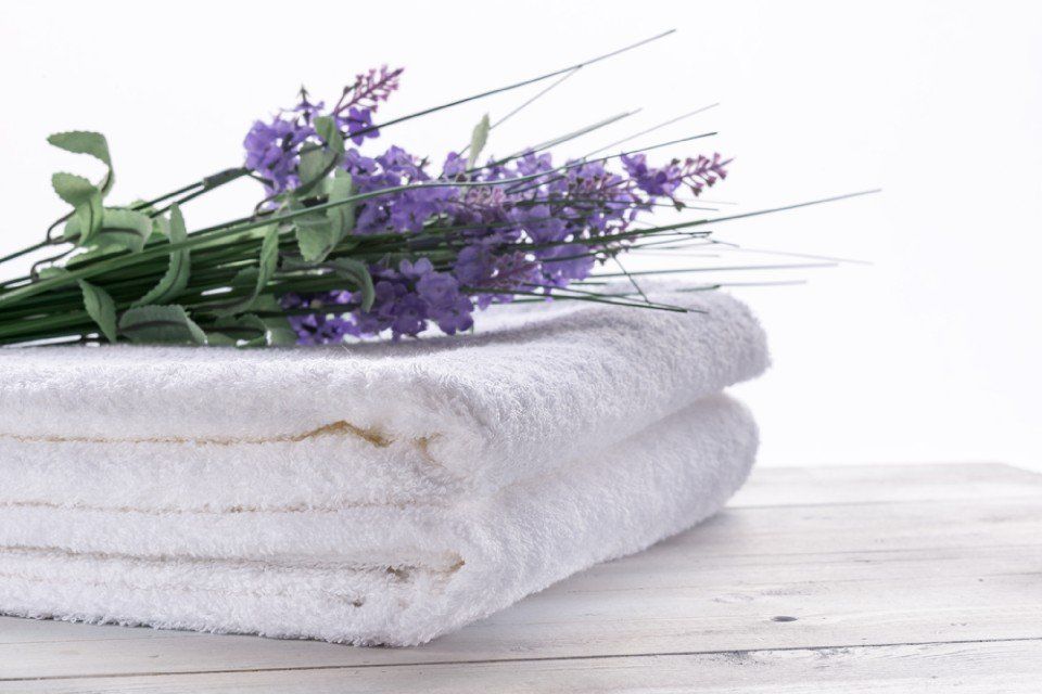 Biancheria lavata e stirata