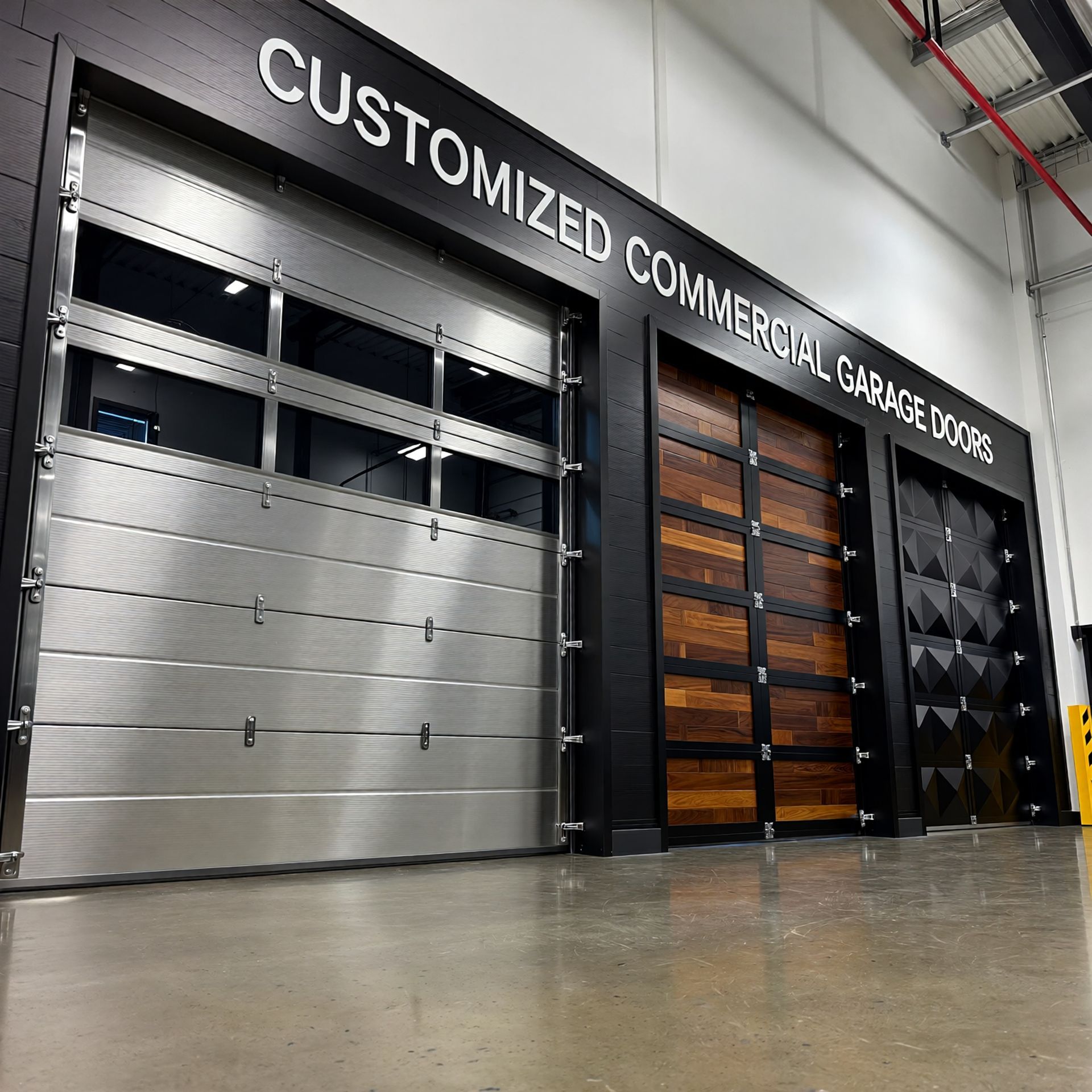 Can Commercial Garage Doors Be Customized?