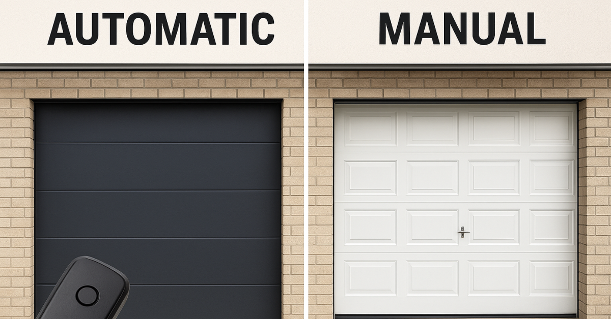 Automatic vs Manual Garage Doors | What’s Best for Your Home?