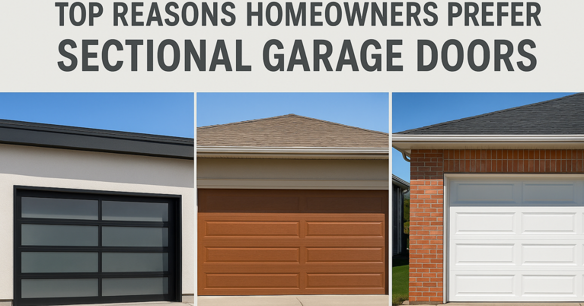 Top Reasons Homeowners Prefer Sectional Garage Doors