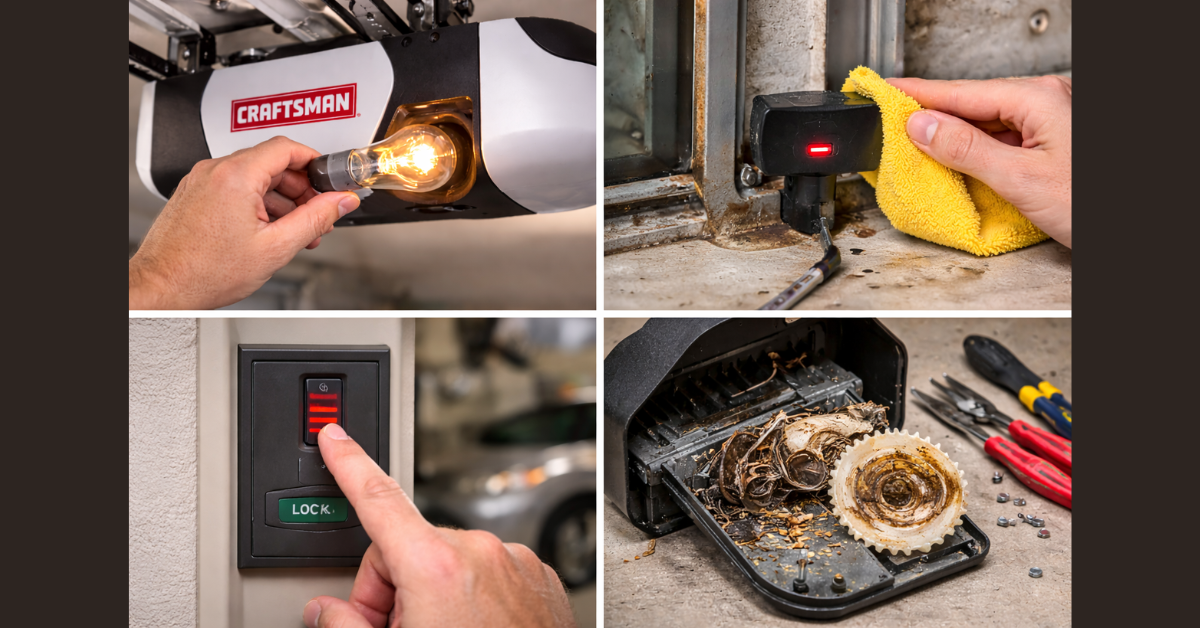 Common Craftsman Garage Door Opener Problems and Solutions