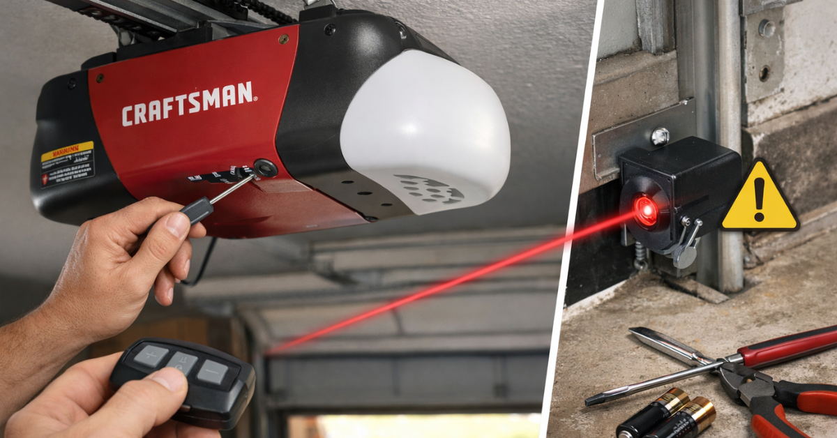 Why Your Craftsman Garage Door Opener Won’t Close (Quick Fix Guide)