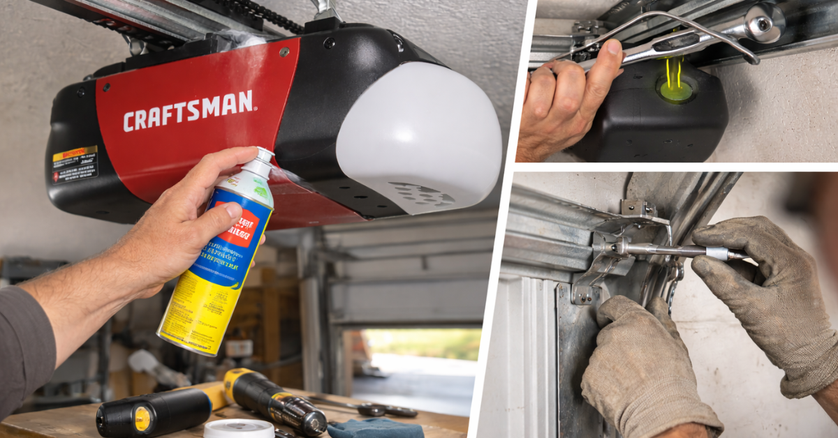How to Fix a Noisy Craftsman Garage Door Opener Fast