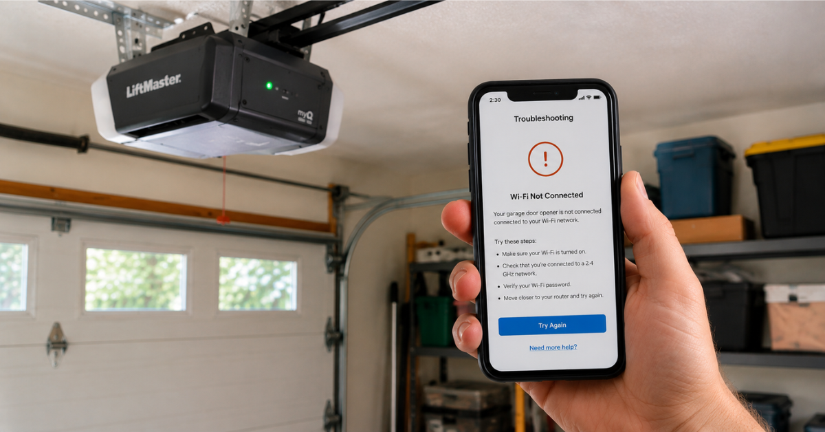WiFi Garage Door Opener Not Connecting – Fix Guide