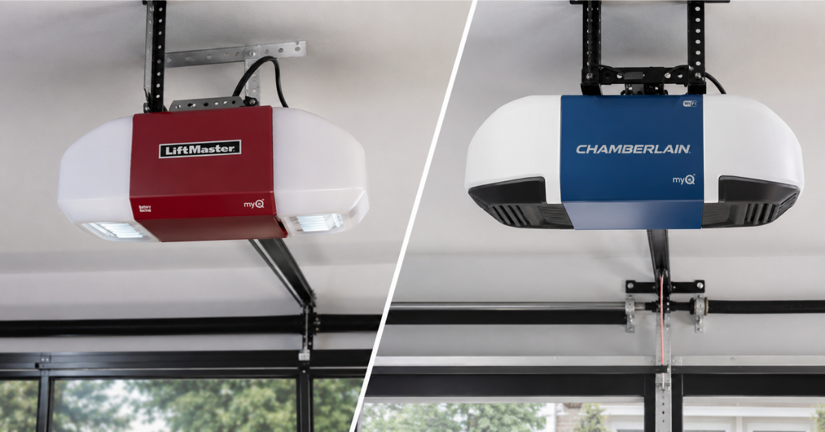 LiftMaster vs Chamberlain Garage Door Openers