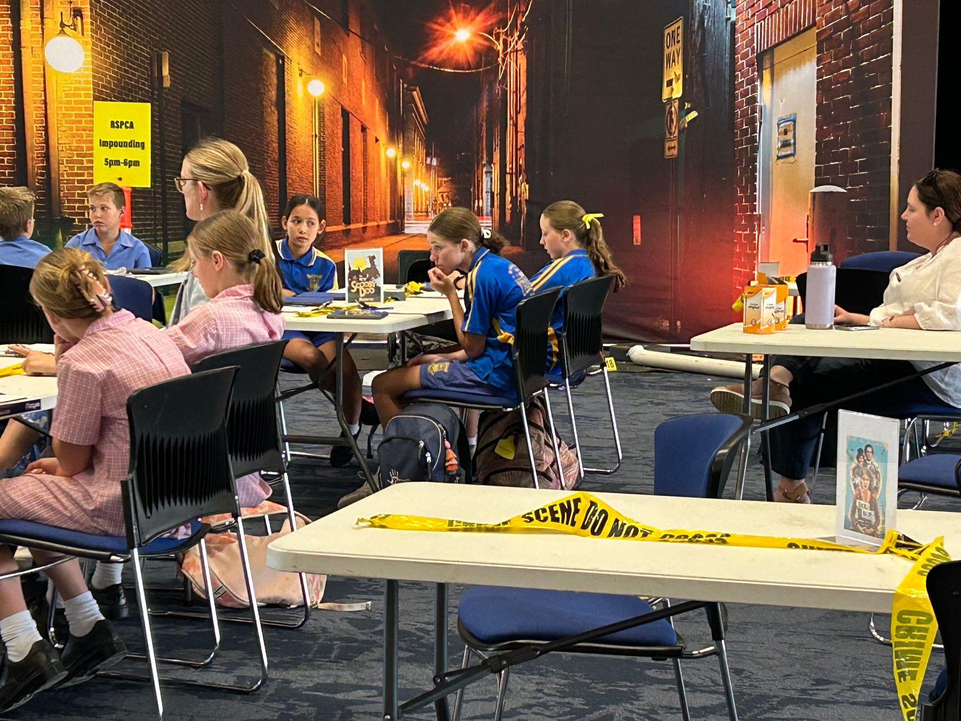a Crime Story crime scene workshop