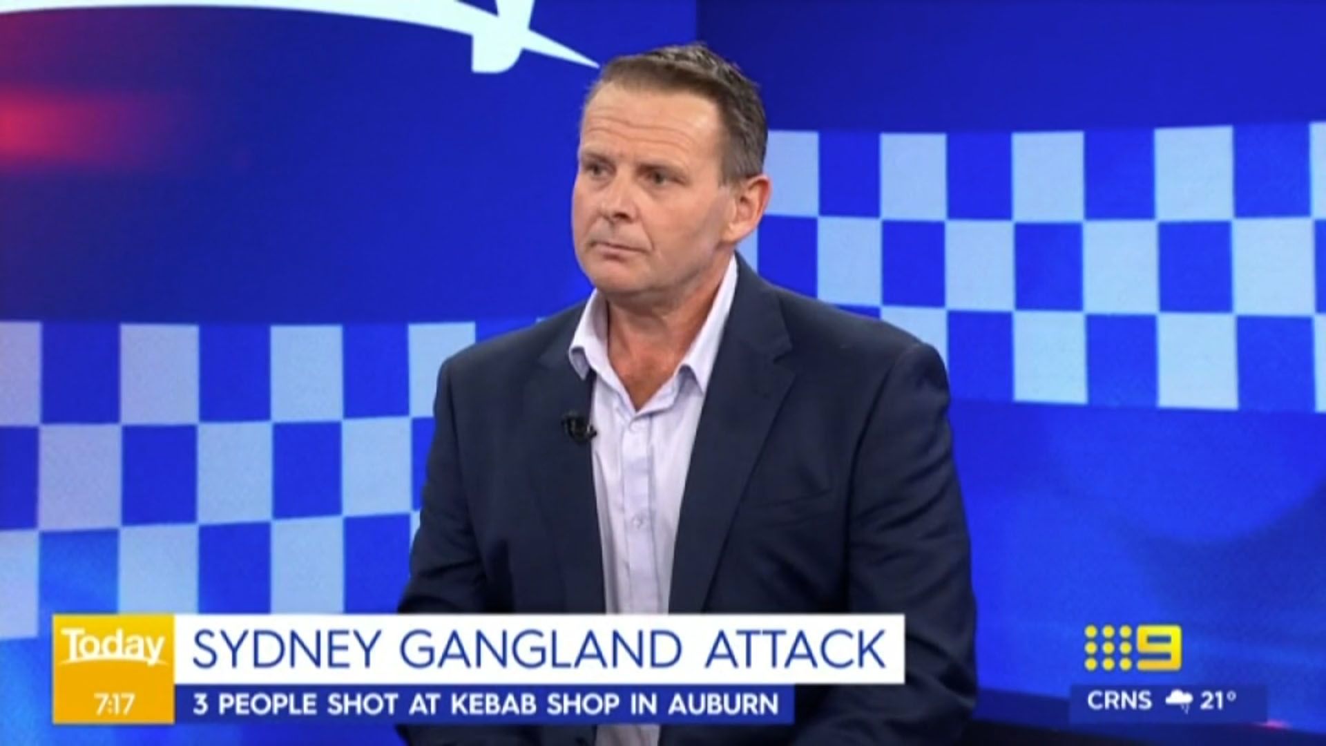 Luke Taylor talking about the Sydney gangland attacks