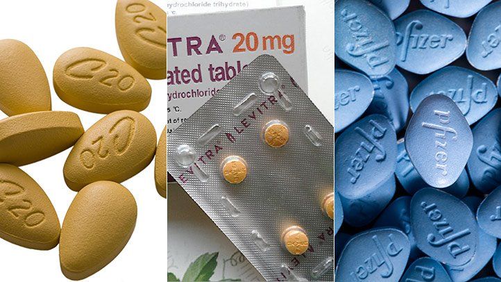 Three different types of pills including tra 20mg