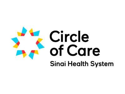 The logo for the circle of care sinai health system.