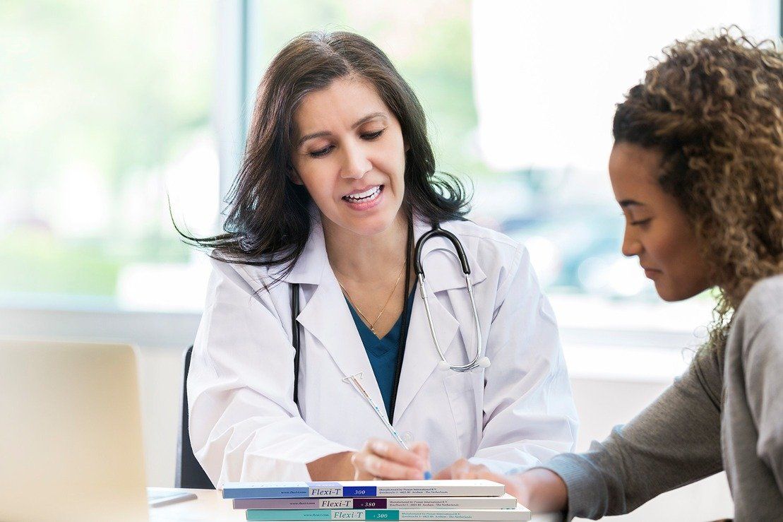 doctor discussing IUD options