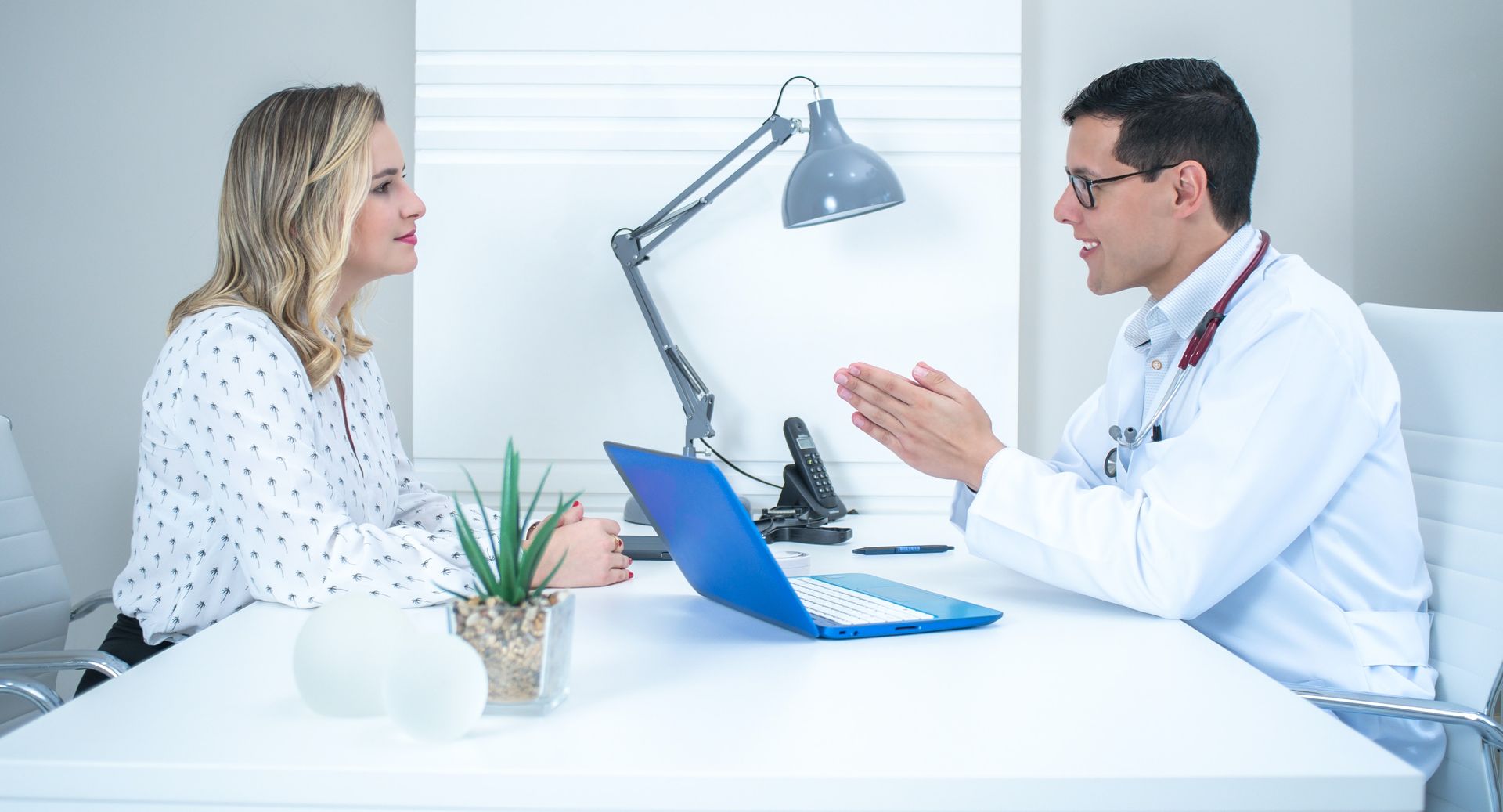 doctor consulting female patient on copper iud