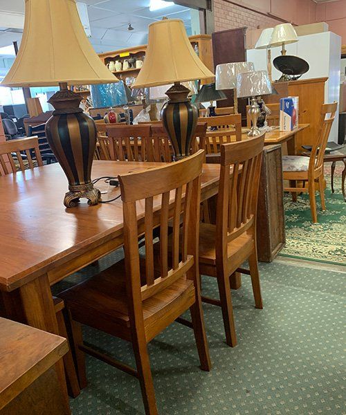 Antique Lampshades & Tables — Furniture Store in Taree NSW