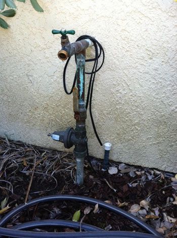 After repairing the hose