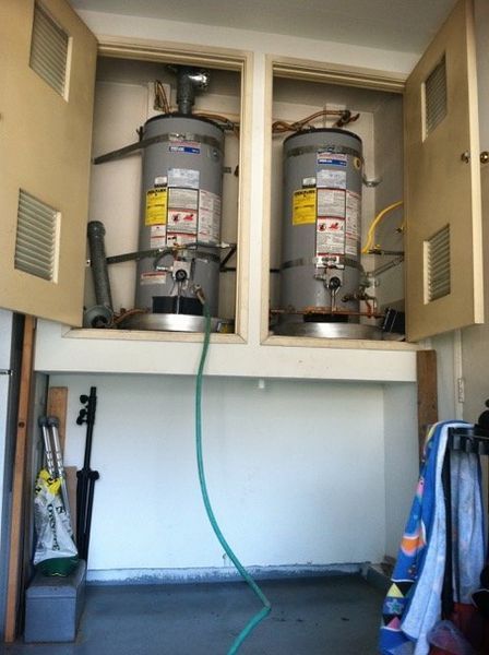 Two water heaters