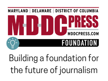 Logo for MDDC Press Foundation with a lightbulb icon and the text: 