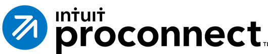 A logo for a company called proconnect with a blue circle
