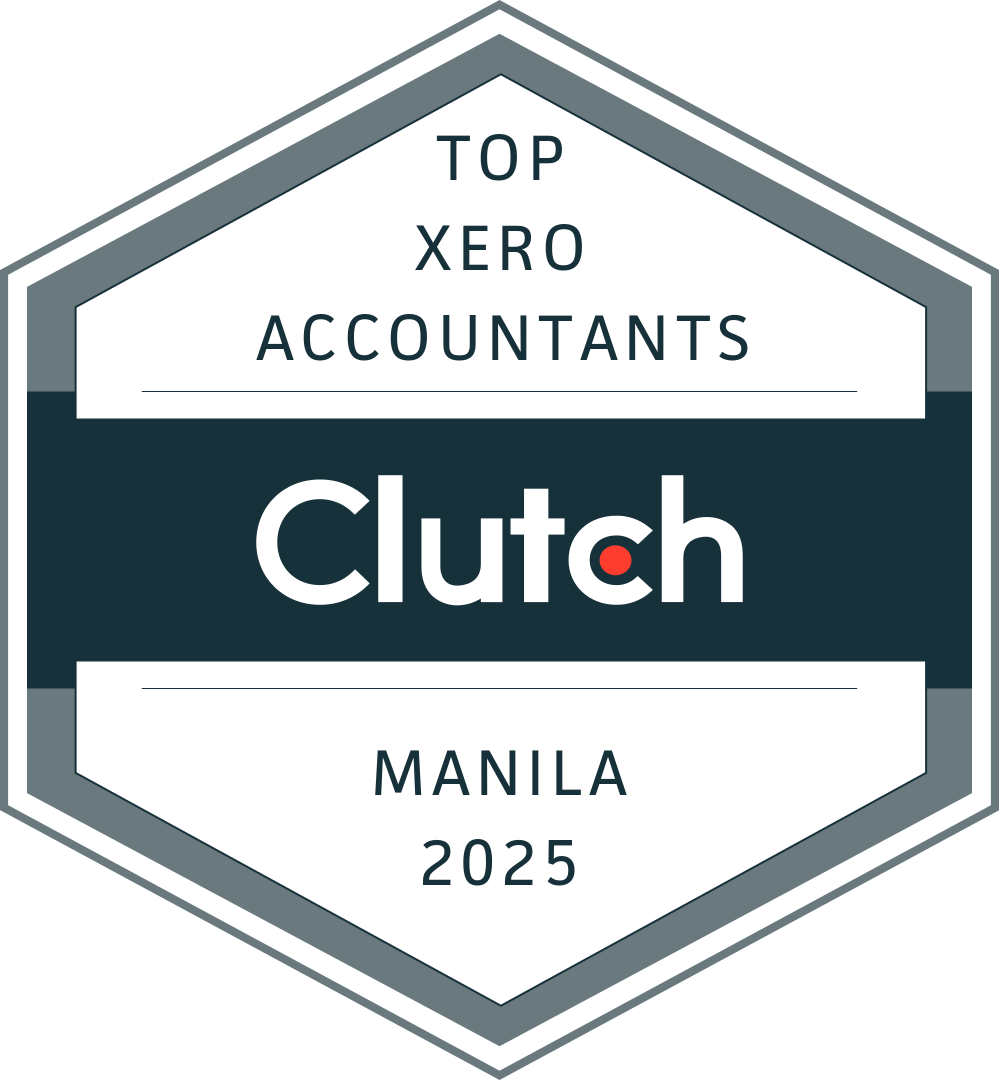 A badge that says `` top xero accountants clutch manila 2025 ''.