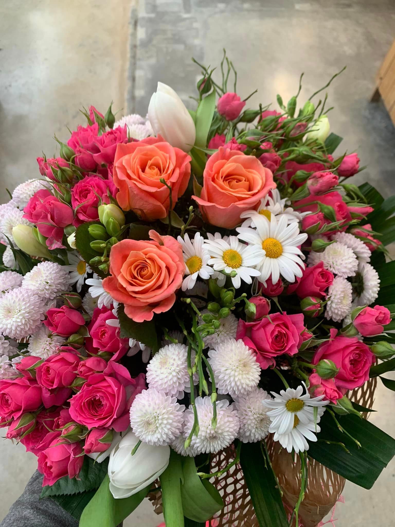 bouquet di fiori colorati