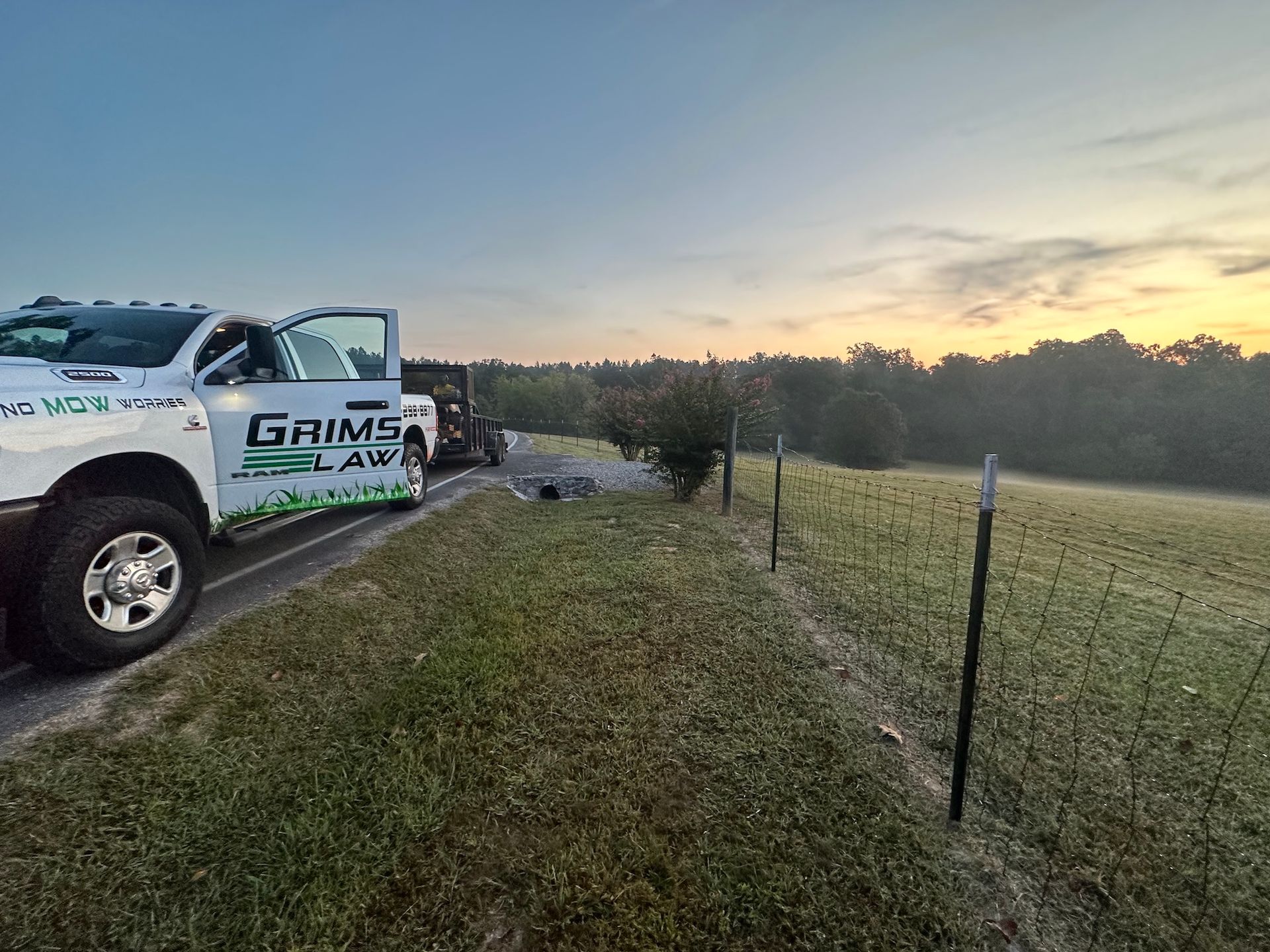 Grimsley's Lawn Care Truck