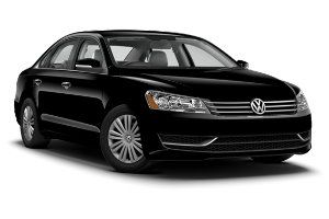 Private taxi waiting at Athens Airport for a transfer to the city