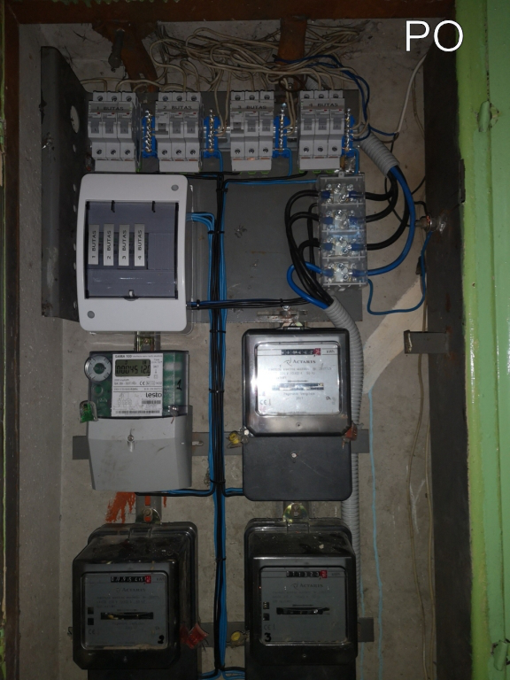 el. spinta po pakeitimo