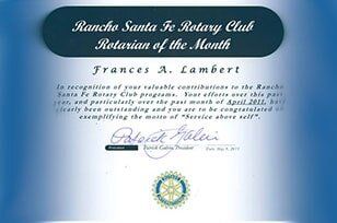 Rotarian of the month - Lawn and Landscape in Rancho Santa Fe, CA