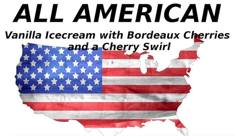 Vanilla hard ice cream with bordeaux cherries.
Curry Freeze Ice Cream Shop
